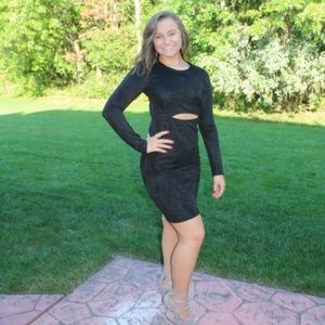 BCBG BLACK FORMAL DRESS WORN ONCE